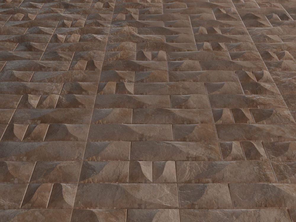 Render of 3D Geometric Abstract Background